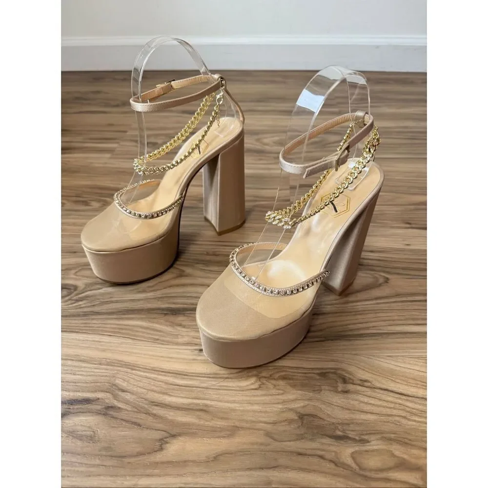 Nalebe HIGH-HEELS STELLAR in Beige EU 37.5 / US 7.5 $800